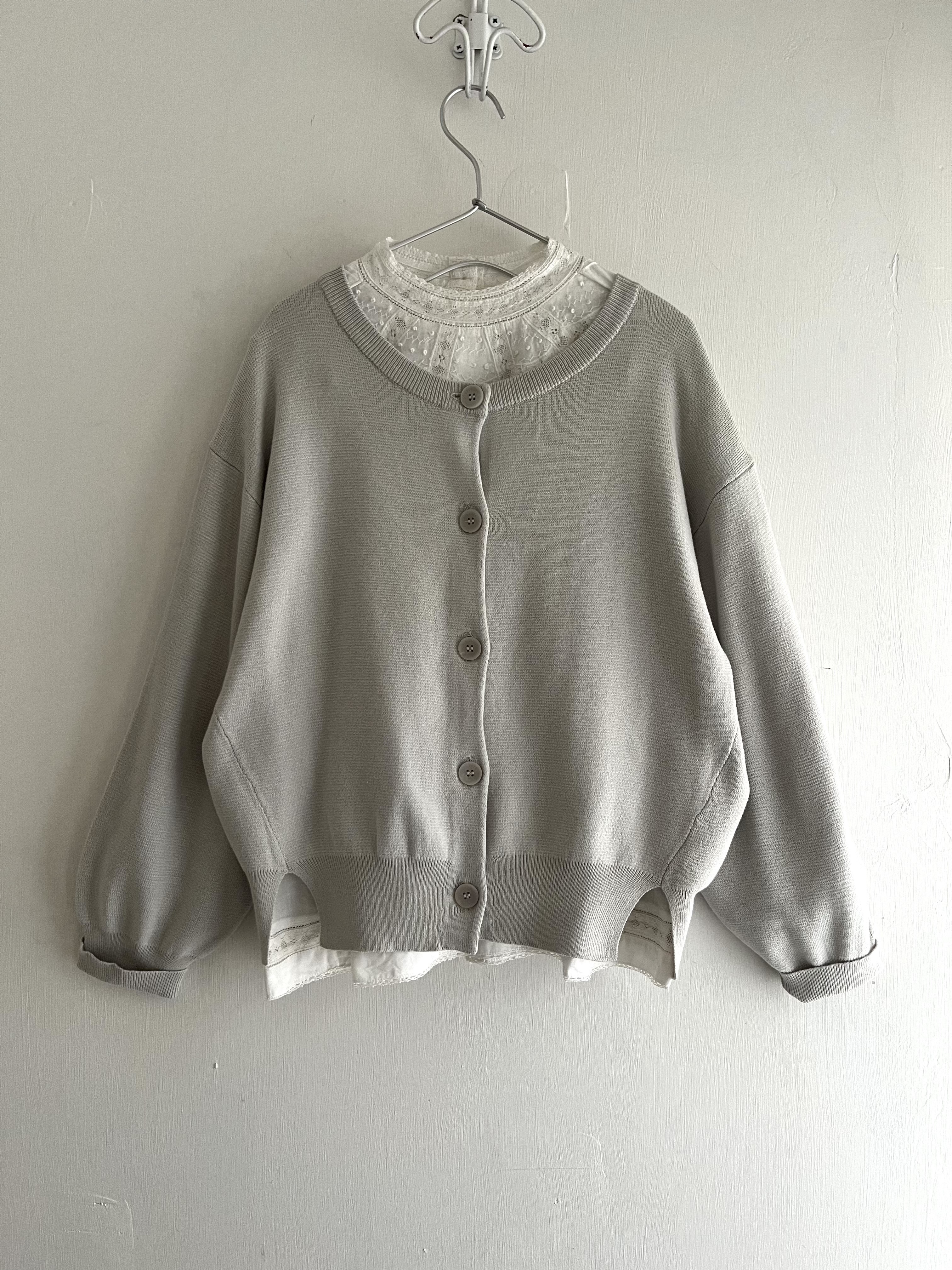 LILASIC淺灰色針織外套