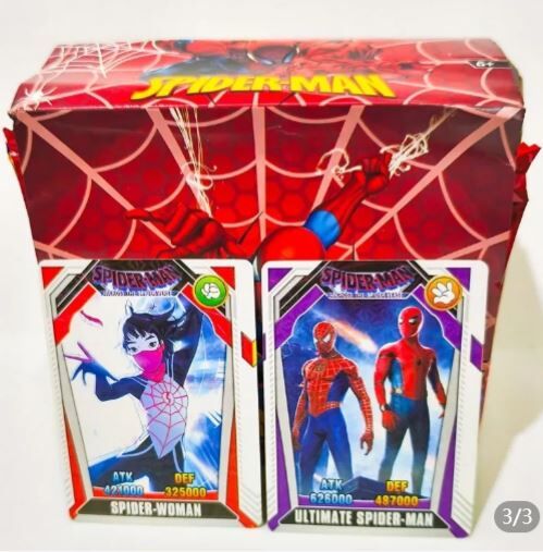 预购 款蜘蛛侠二次元动漫动漫周边便宜高级盒装收藏卡牌 英文版 1盒36包