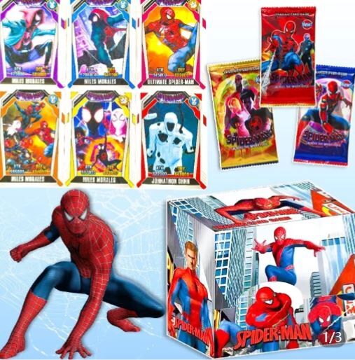 预购 款蜘蛛侠二次元动漫动漫周边便宜高级盒装收藏卡牌 英文版 1盒36包