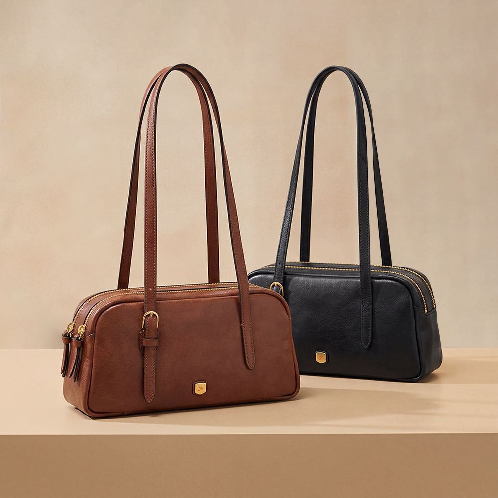 Danni 真皮時尚單肩包 (兩色可選)