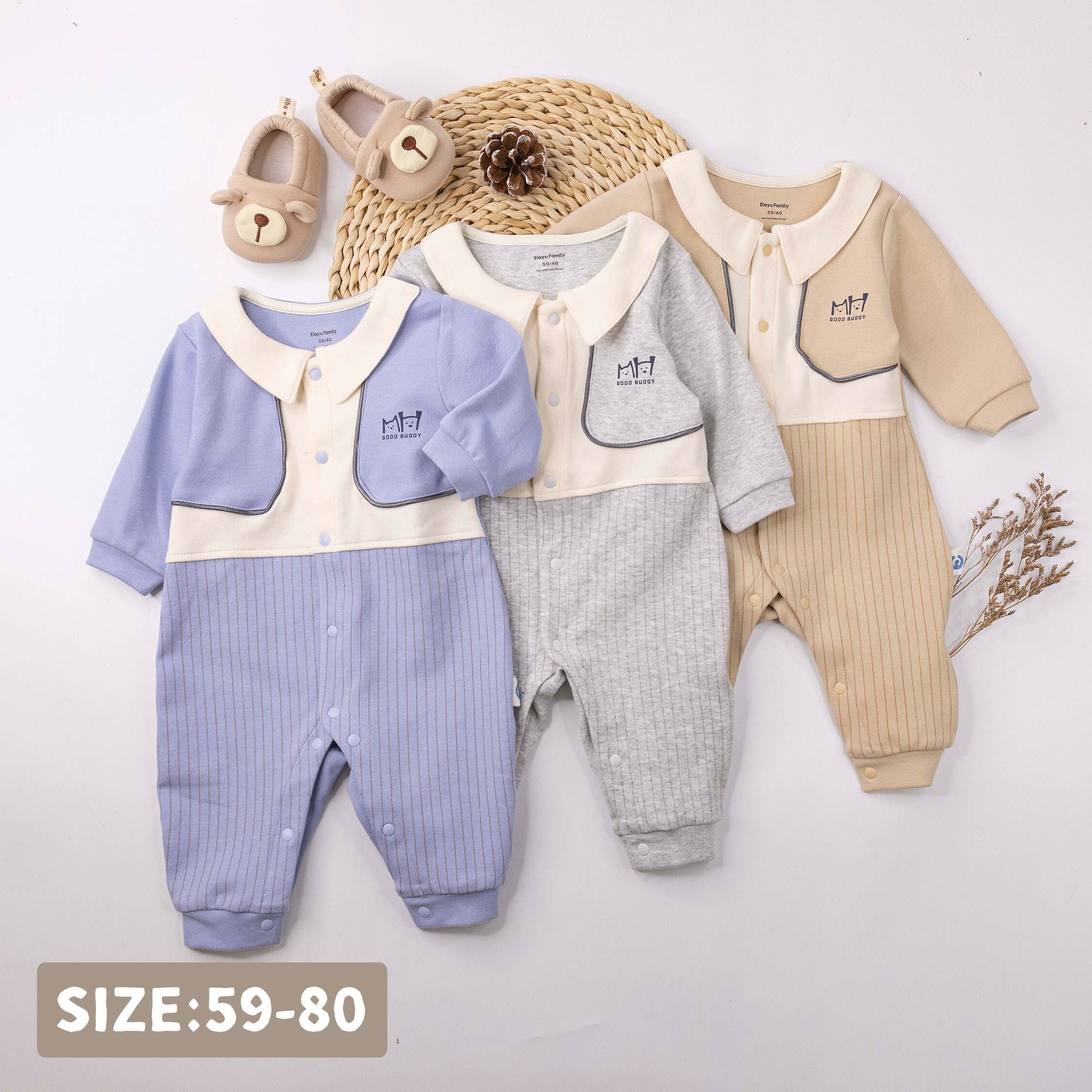 衣拉語【JG5211】手繪動物假兩件設計連身衣＊三色