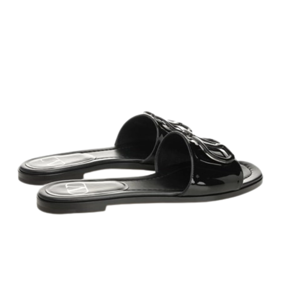 1FF0101-333 [VALENTINO GARAVANI] Vlogo Signature Slide Sandal Black (SS26) #8W2S0BD5TMK0NO (S-EU-E)