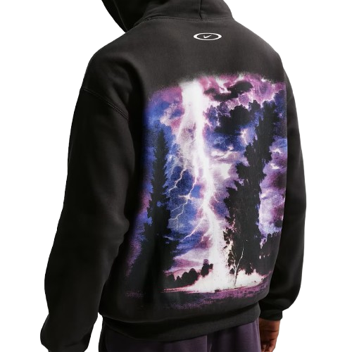 【官網限定】Nike Solo Swoosh Hoodie "Off Noir" 閃電 帽T IQ1002-045 I