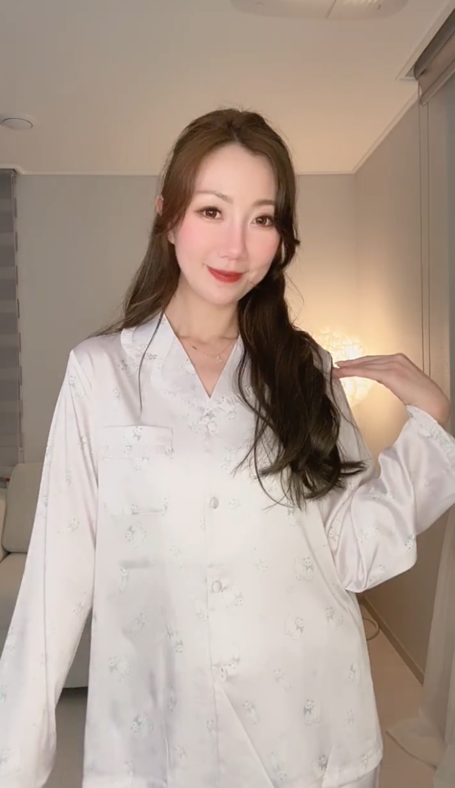 THE SILKIE KITTEN NIGHTWEAR SET (TOP + PANTS) 260129