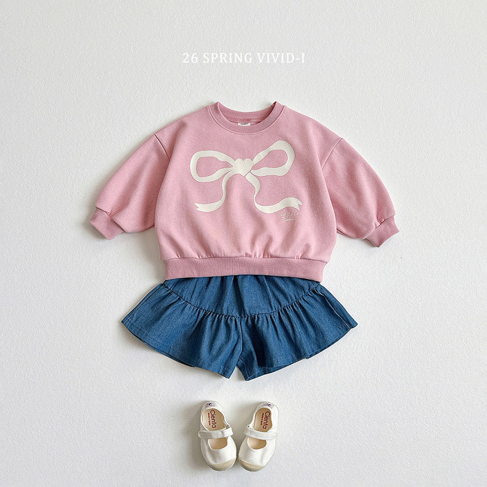 正韓春vividi 優惠兩色包色荷葉短褲