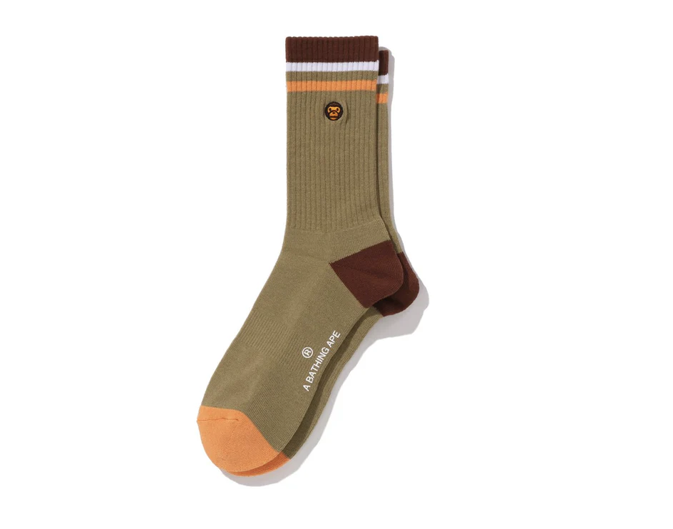 【BAPE配件】0131 發售 BABY MILO LINE SOCKS