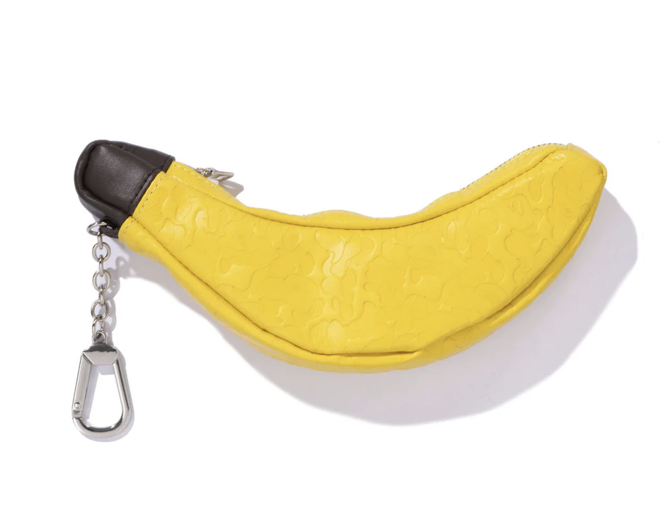 【BAPE配件】0131 發售 SOLID CAMO BANANA MINI POUCH