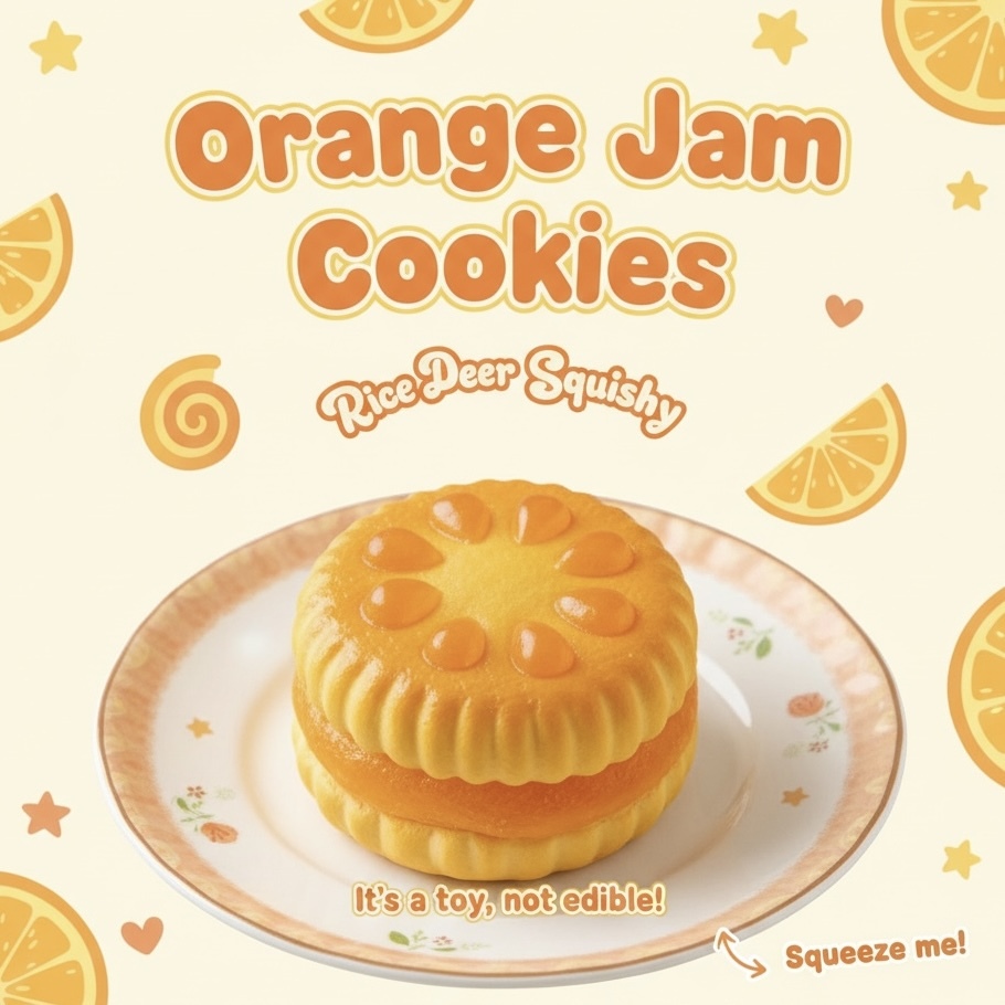 Orange Jam Cookies - by Handmade