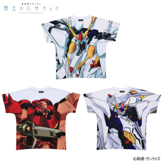 245209 Pbandai 預訂 2026/4月 機動戦士ガンダム 閃光のハサウェイ フルパネルＴシャツ（全3種）