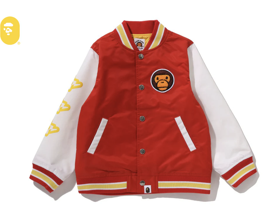 【BAPE童裝】0131 發售 BABY MILO VARSITY JACKET