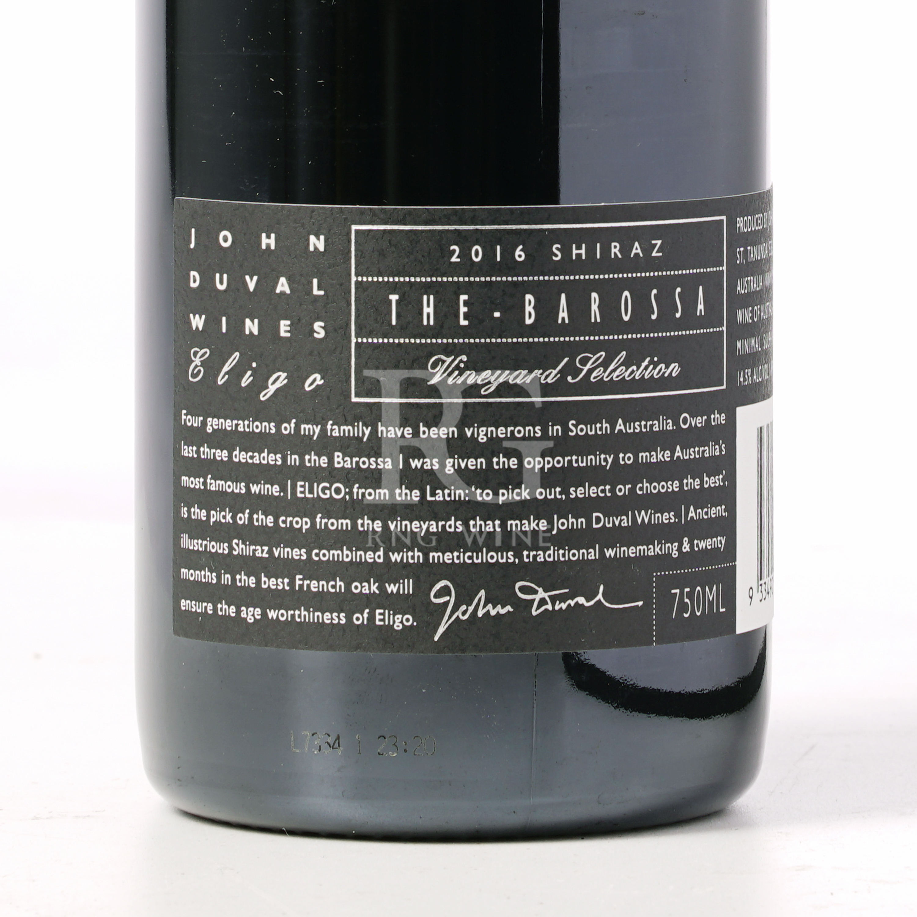 John Duval Eligo Shiraz 2016 (RP95)