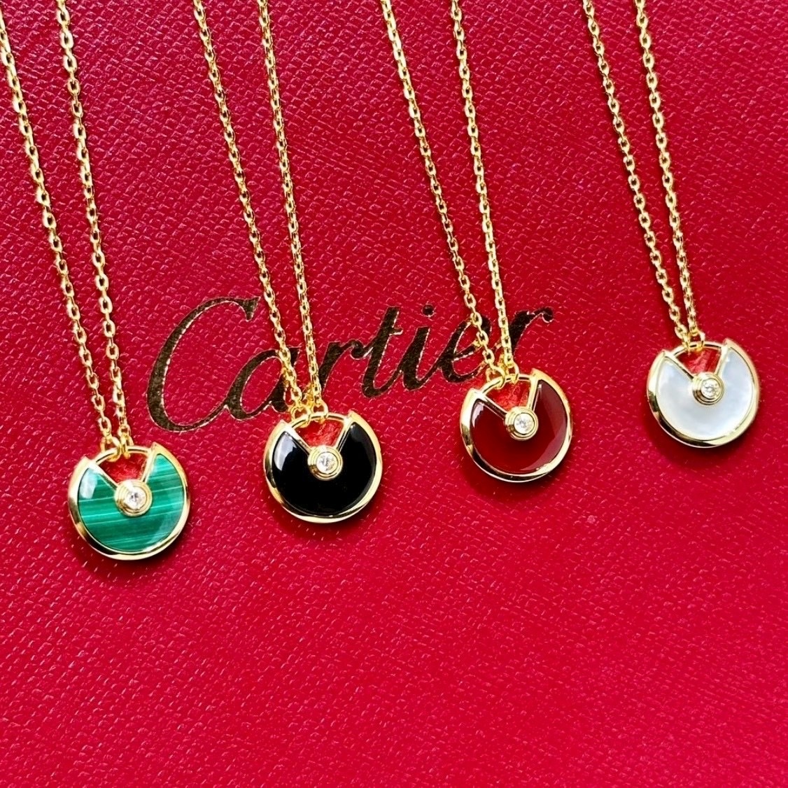 18k ct”Amulette經典護身符高奢定製項鍊