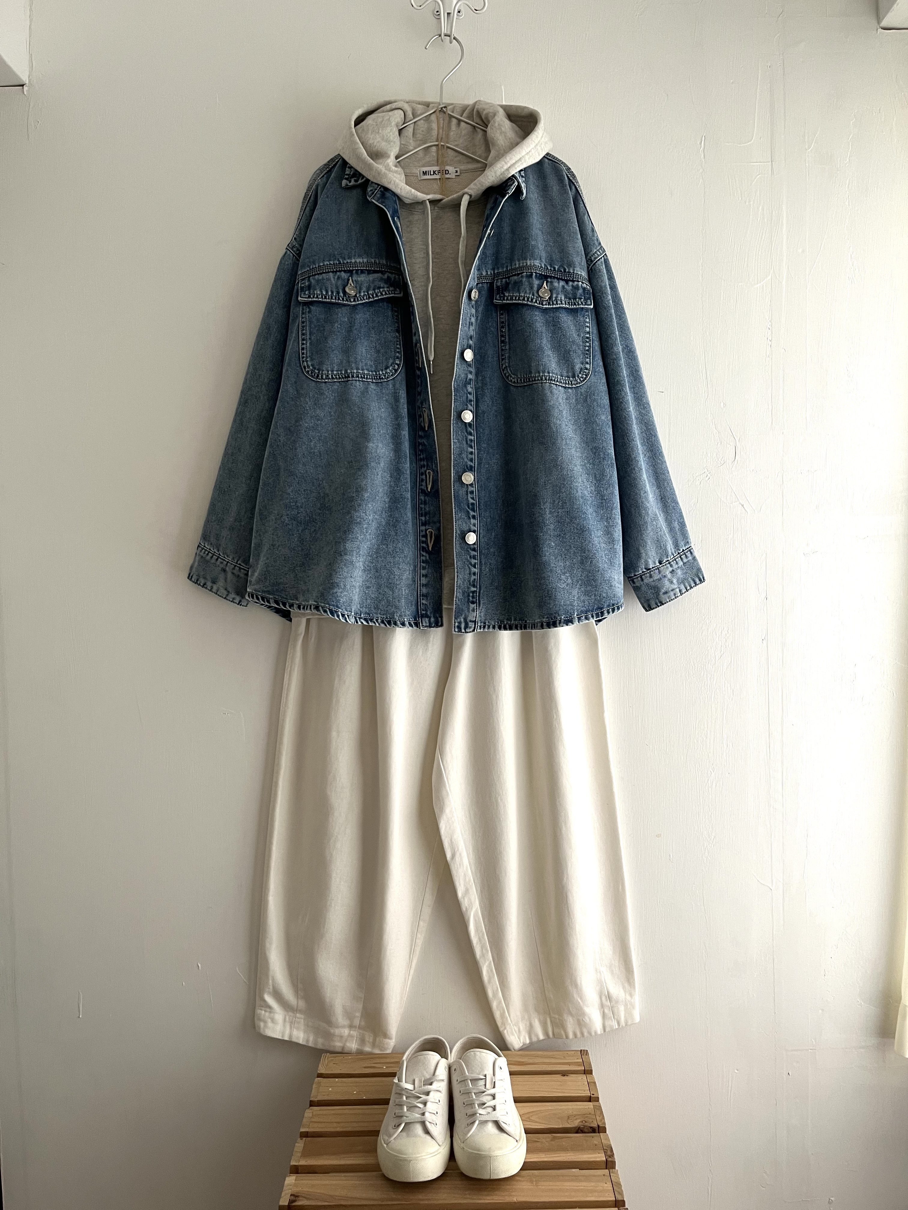 LUGIVa藍色牛仔布外套