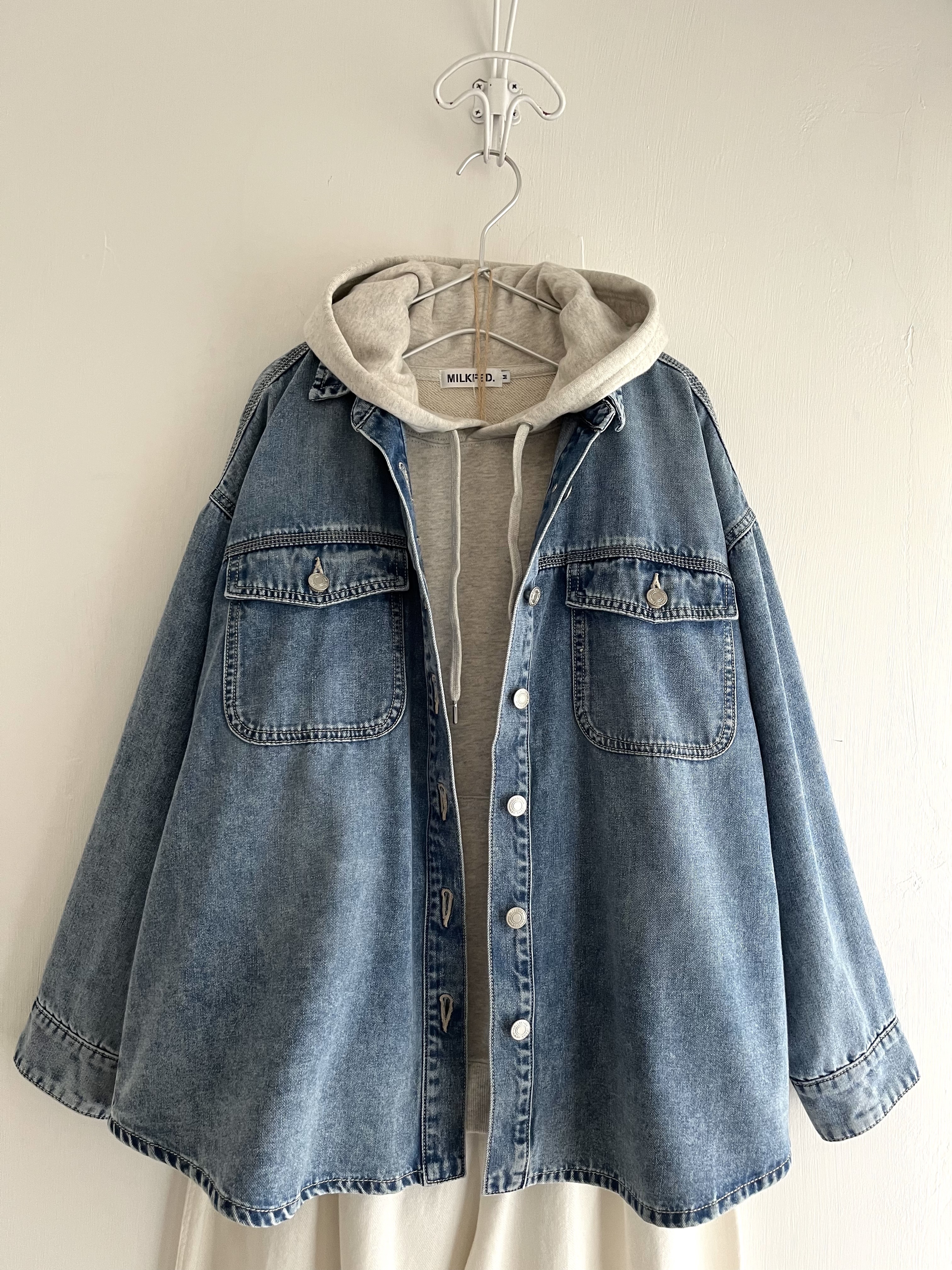 LUGIVa藍色牛仔布外套