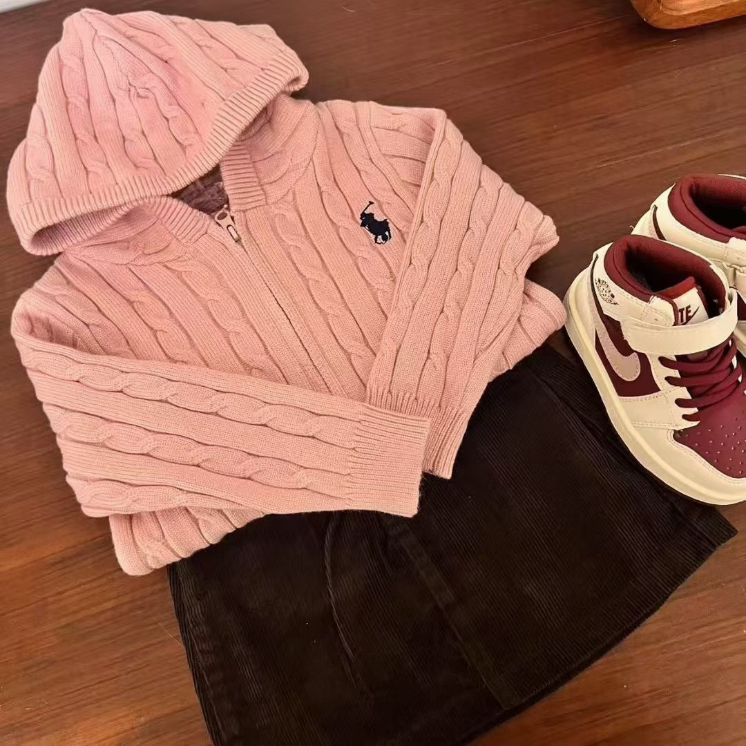 🐎𝐏𝐨𝐥𝐨 針織連帽外套