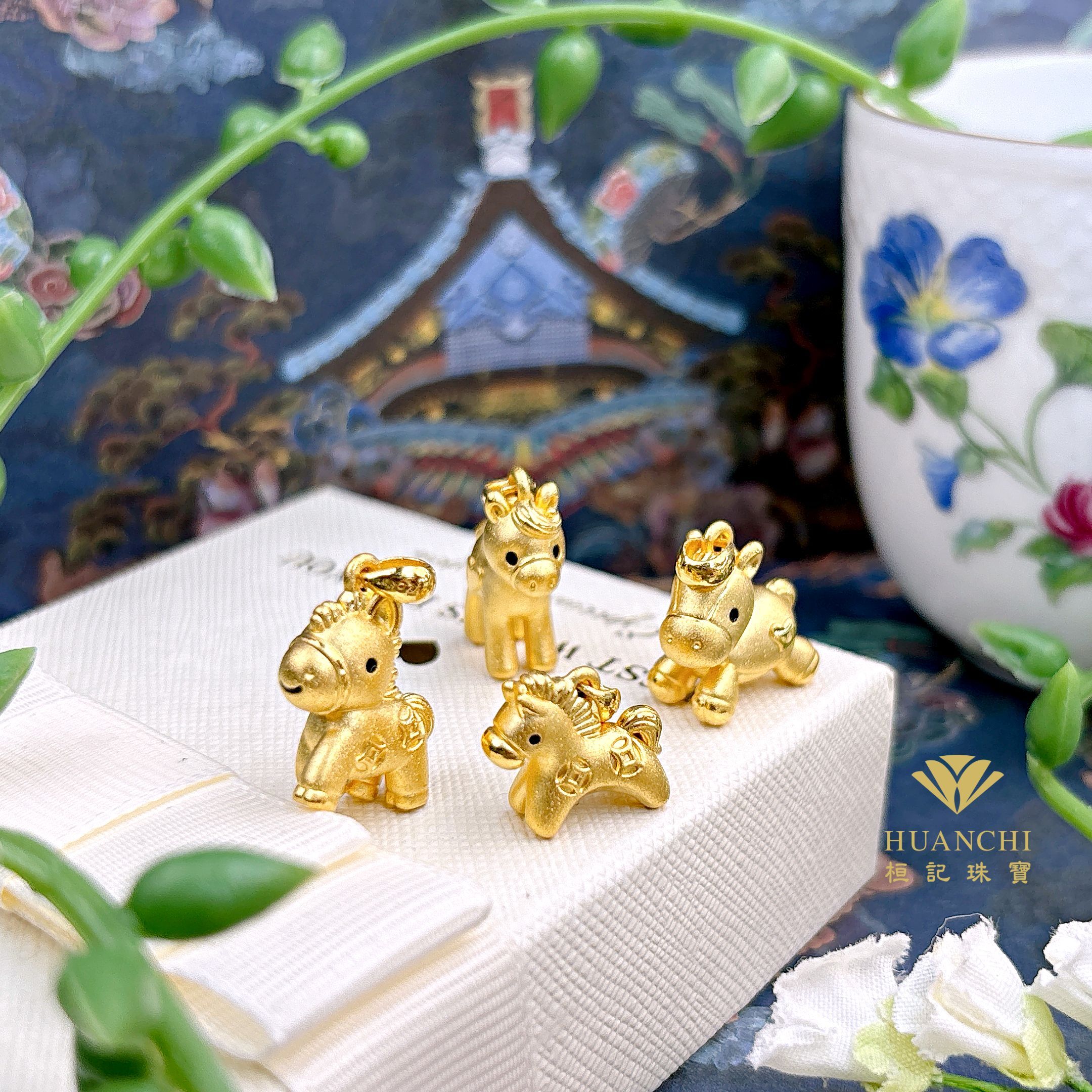 萌萌小馬/馬上可愛/馬上來財(孩童)/馬上有錢(孩童) 黃金墜子