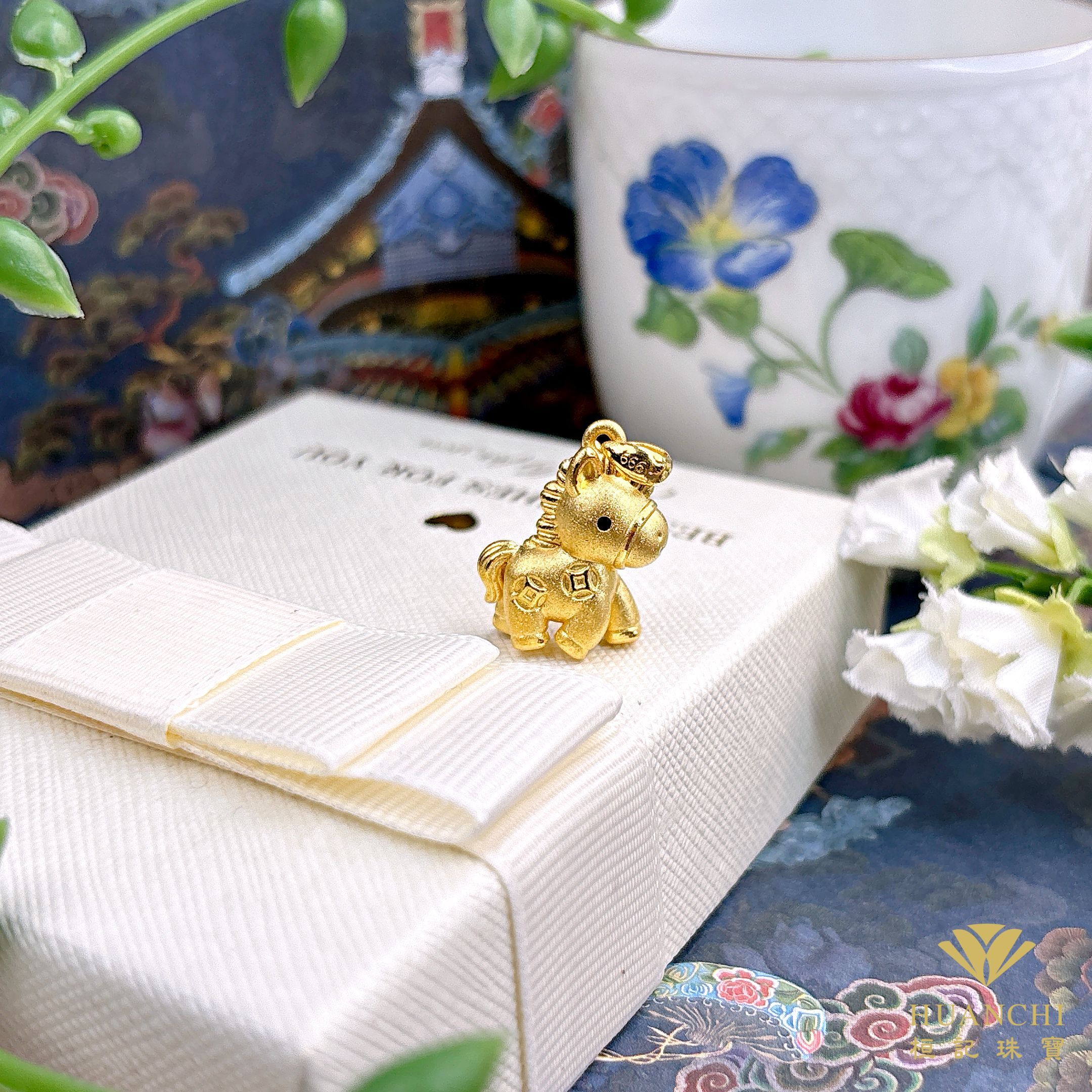 萌萌小馬/馬上可愛/馬上來財(孩童)/馬上有錢(孩童) 黃金墜子