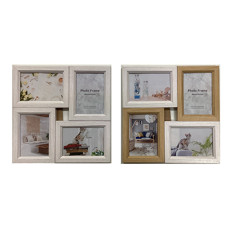 立式迷你相框/四連