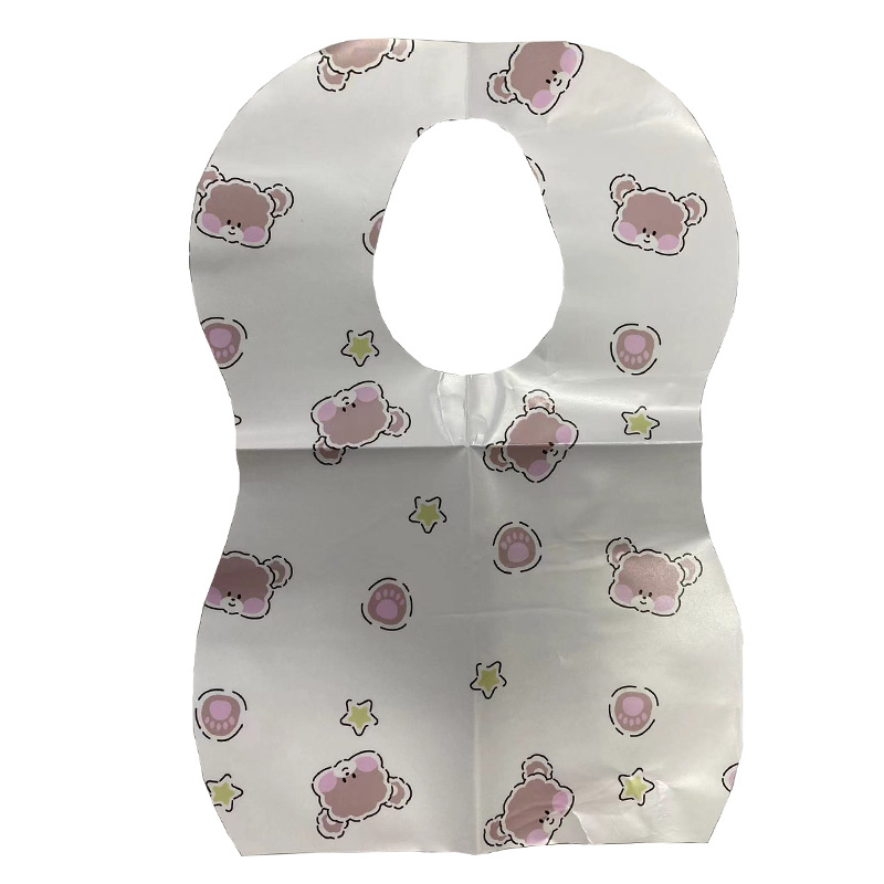 拋棄式嬰兒用餐圍兜/24×35cm 6入