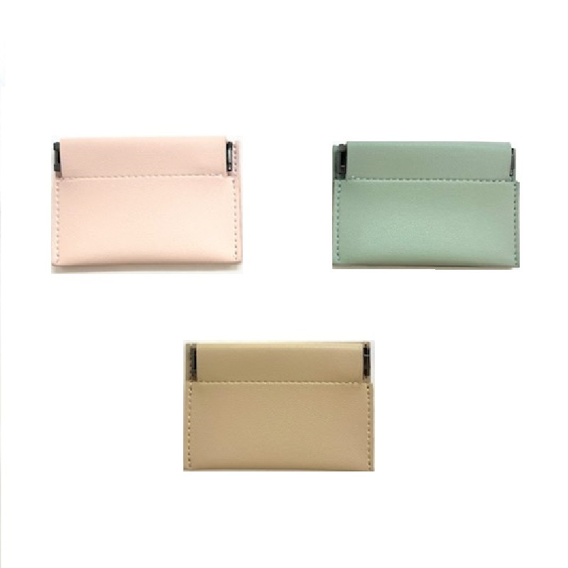 仿皮革零錢包/彩色 10×7×1cm