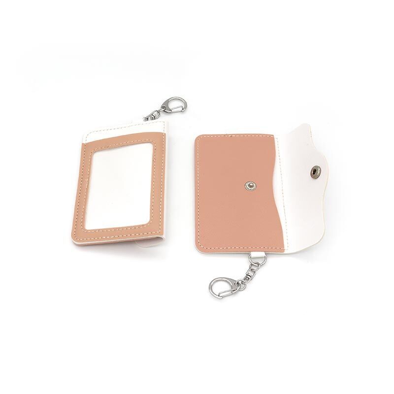 仿皮革卡夾/附鑰匙圈 17×7.1×1cm