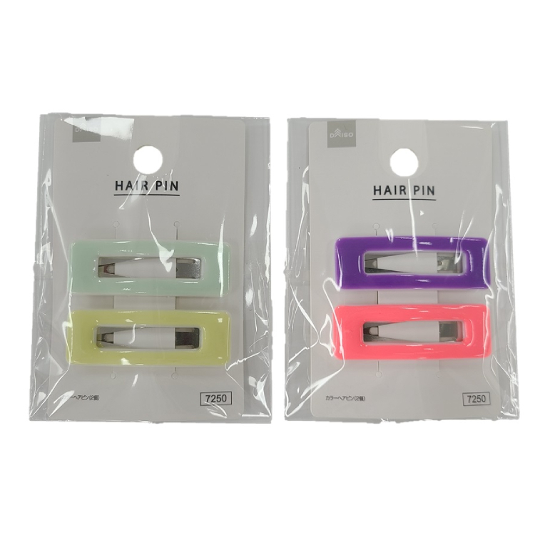 髮夾/彩色 2入