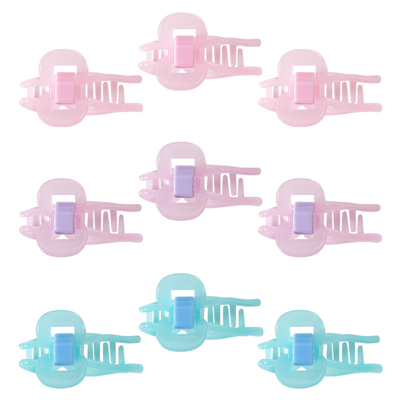 夜光髮夾/蝴蝶結 3入