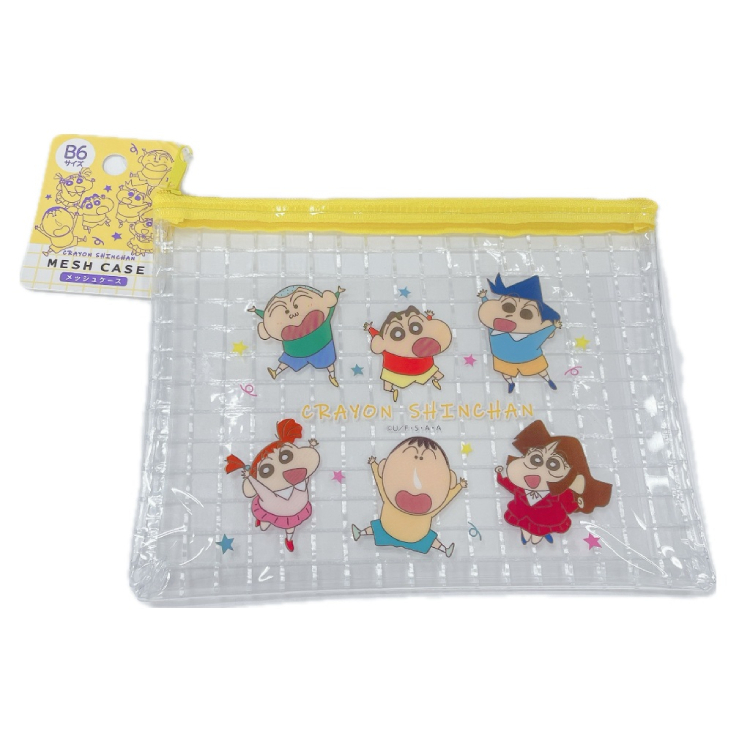 B6小物收納袋/蠟筆小新與朋友