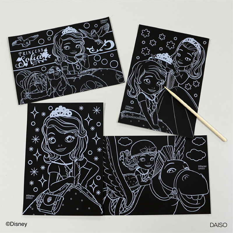 手刮畫/小公主蘇菲亞 4入