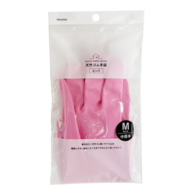 橡膠手套/中厚 M