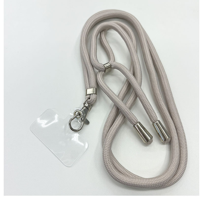 手機斜背吊繩/灰駝