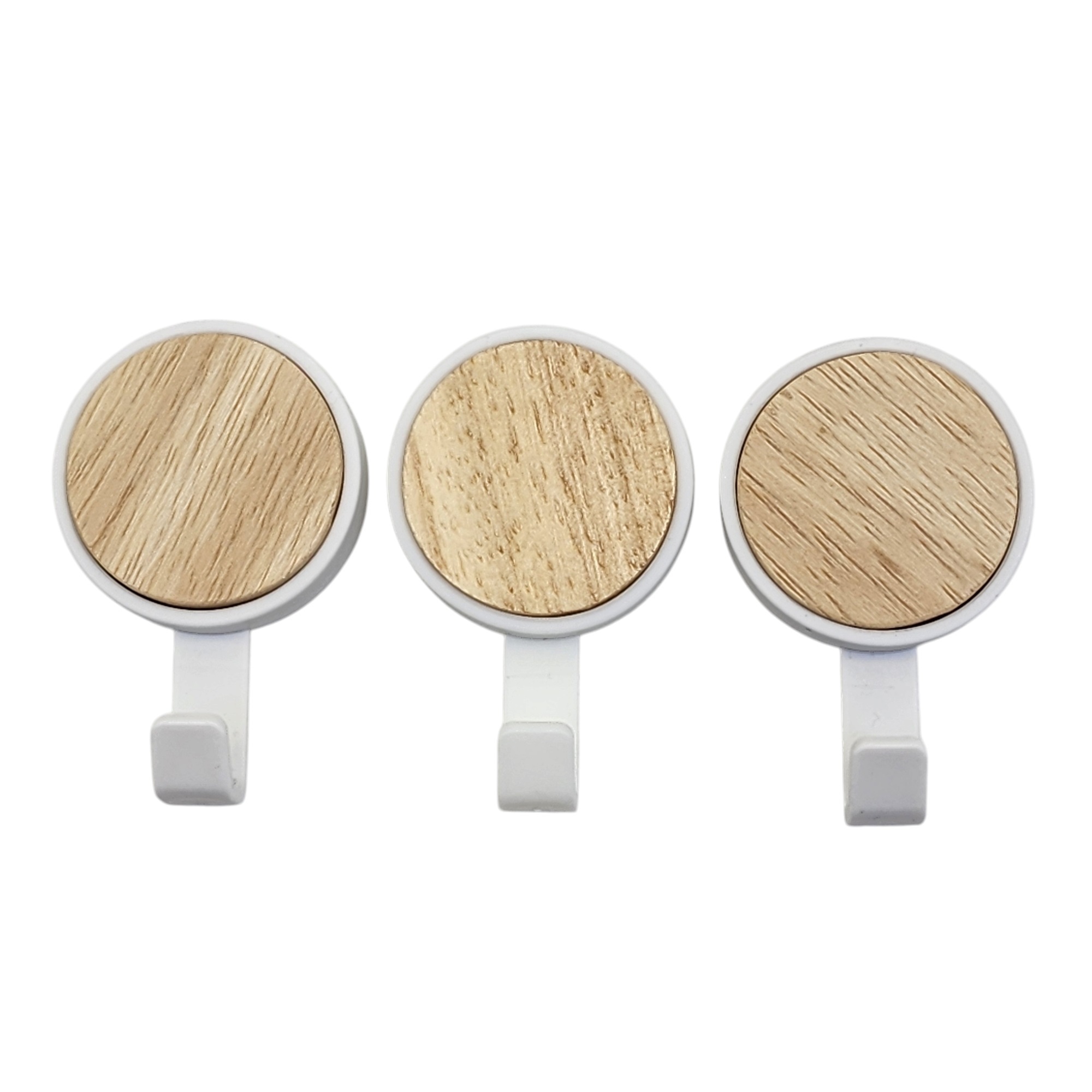 磁吸式掛勾/木質 3入