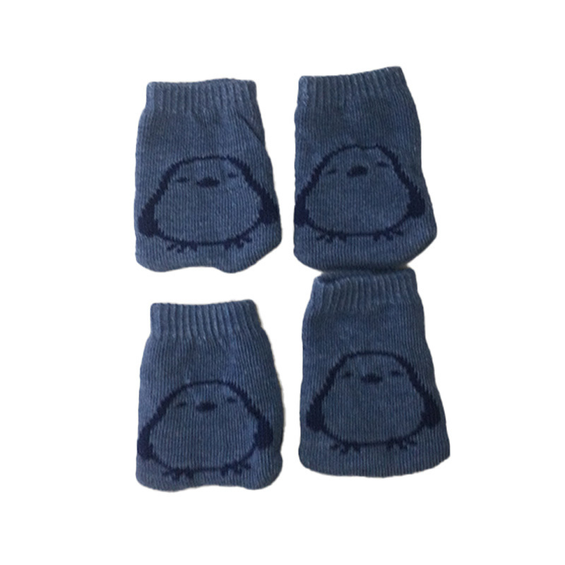 椅腳套/雪雀 深藍 6.5×8cm 4入