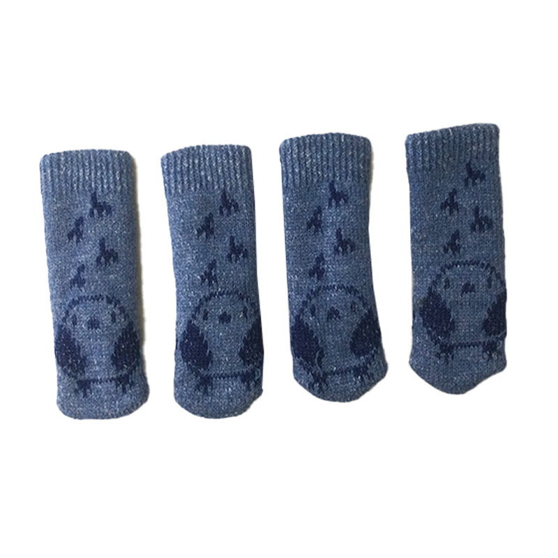 椅腳套/雪雀 深藍 3.5×10cm 4入