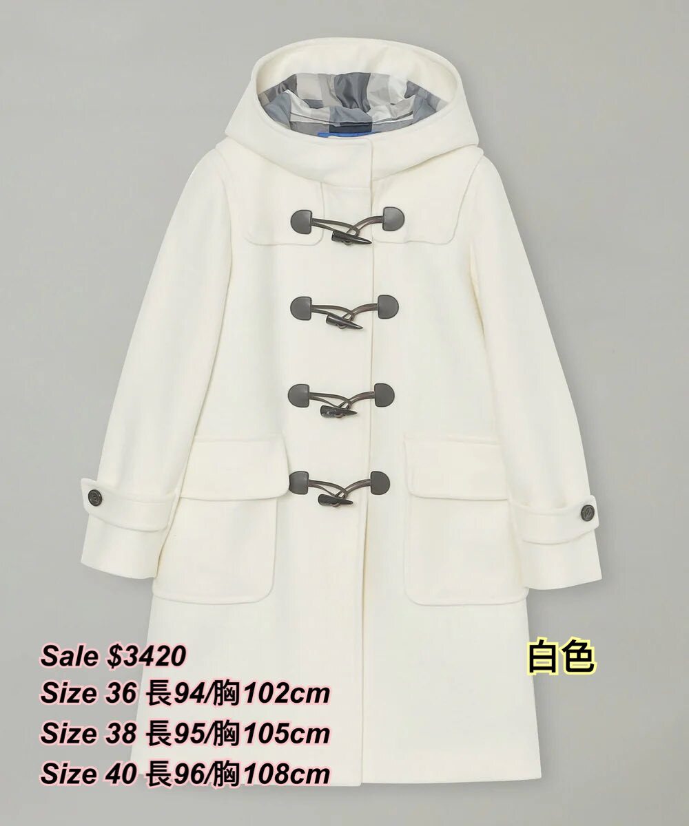 260126 Blue Label - Melton Duffle Coat (2色)