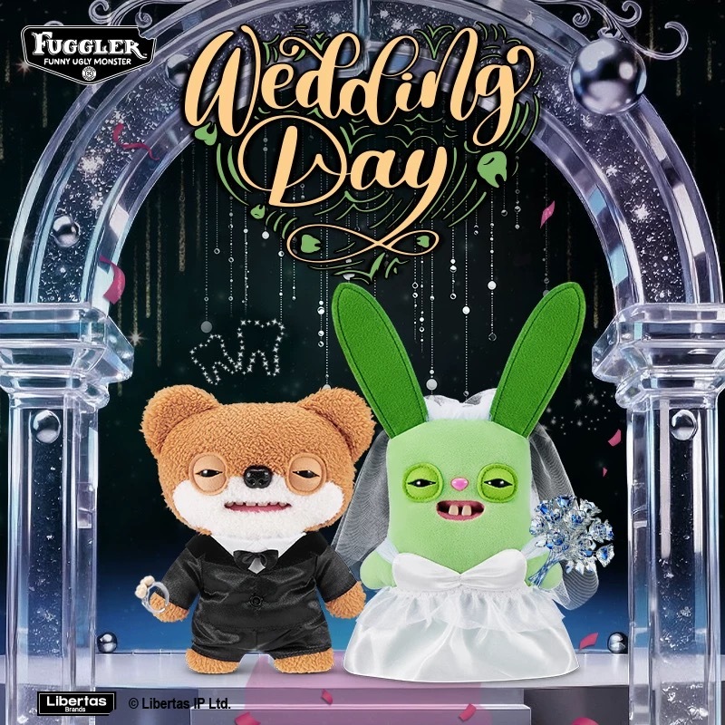 FUGGLER 牙齒怪 放克牙寶 大喜之日 結婚 牙齒戒指 婚戒 新郎 新娘 玩偶 娃娃 / 預購
