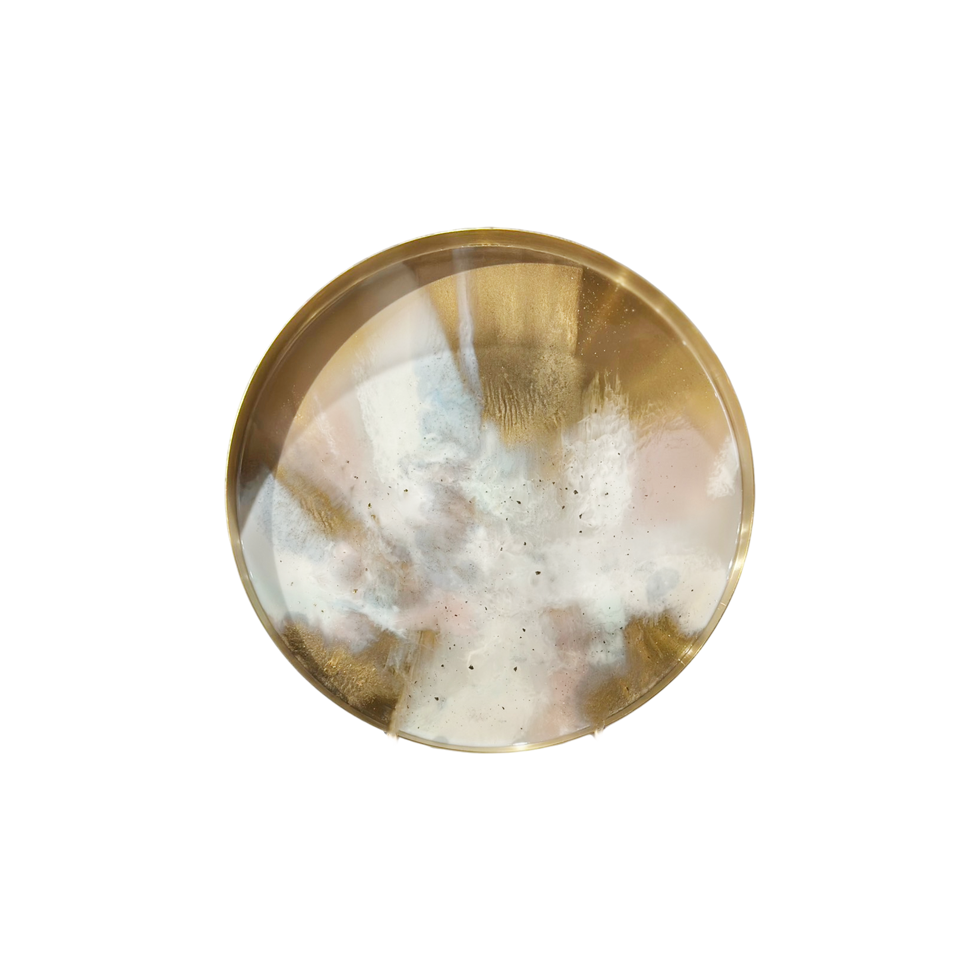 溫柔堅定 金圓托盤