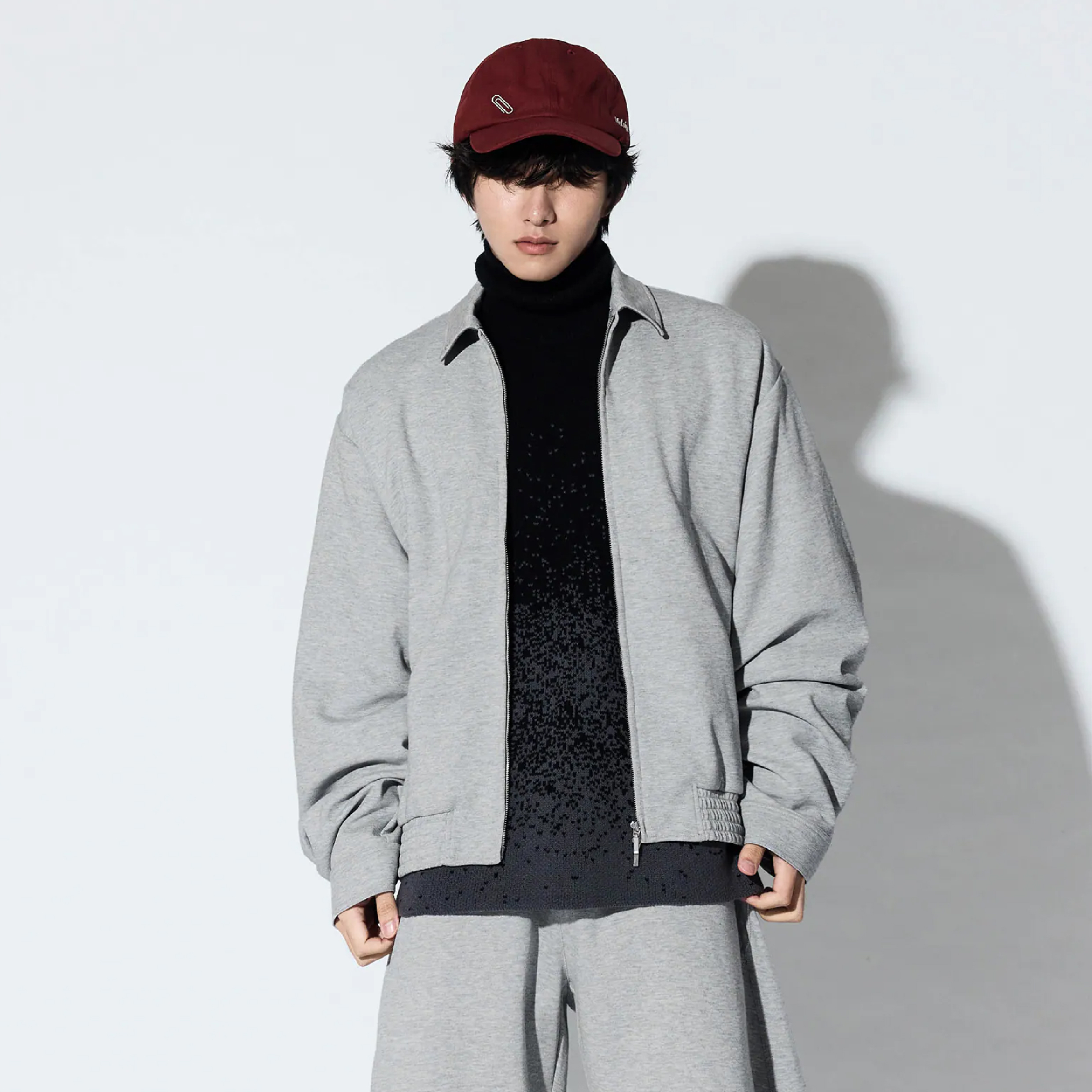 MELSIGN Mellow Lapel Bomber Jacket