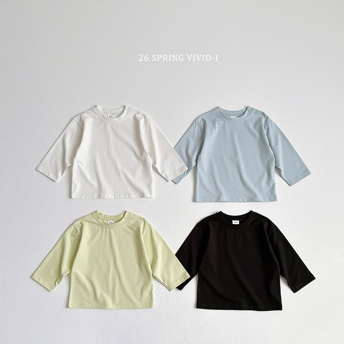 正韓春vividi 四色日常百搭圓領上衣