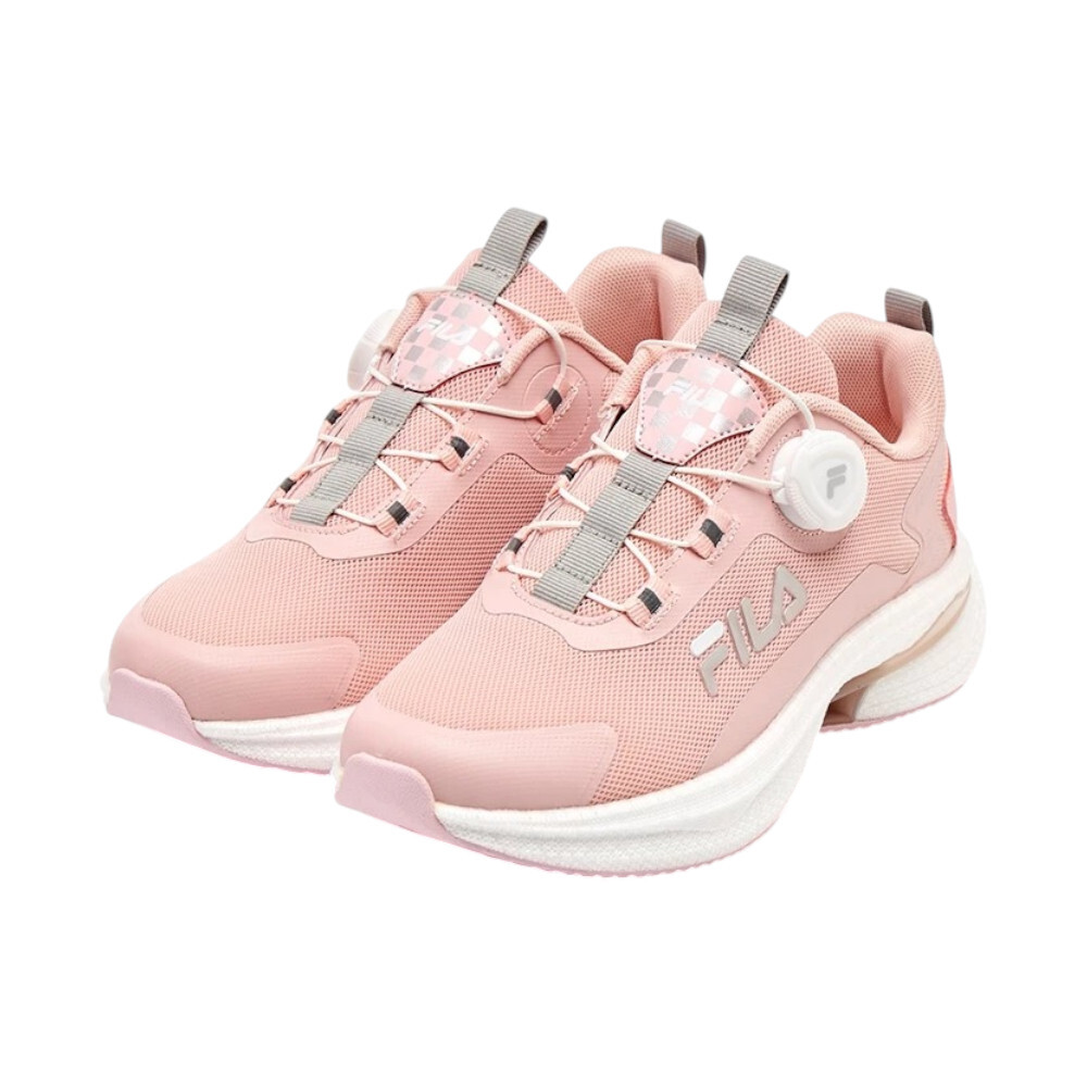 【下殺↘ $1290】FILA 慢跑鞋 粉色 旋鈕 BOA 免鞋帶 運動鞋 女 5J312Y558