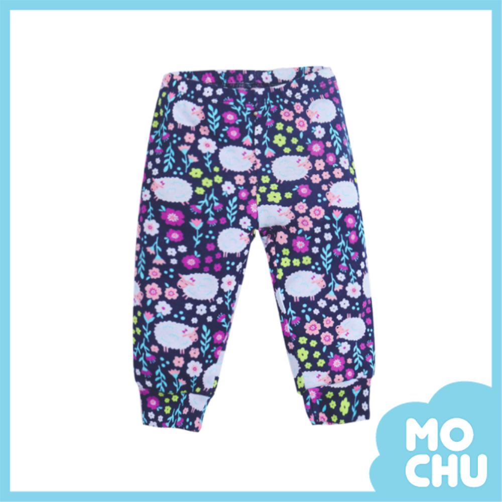 白羊紫蝴蝶純棉縮口褲