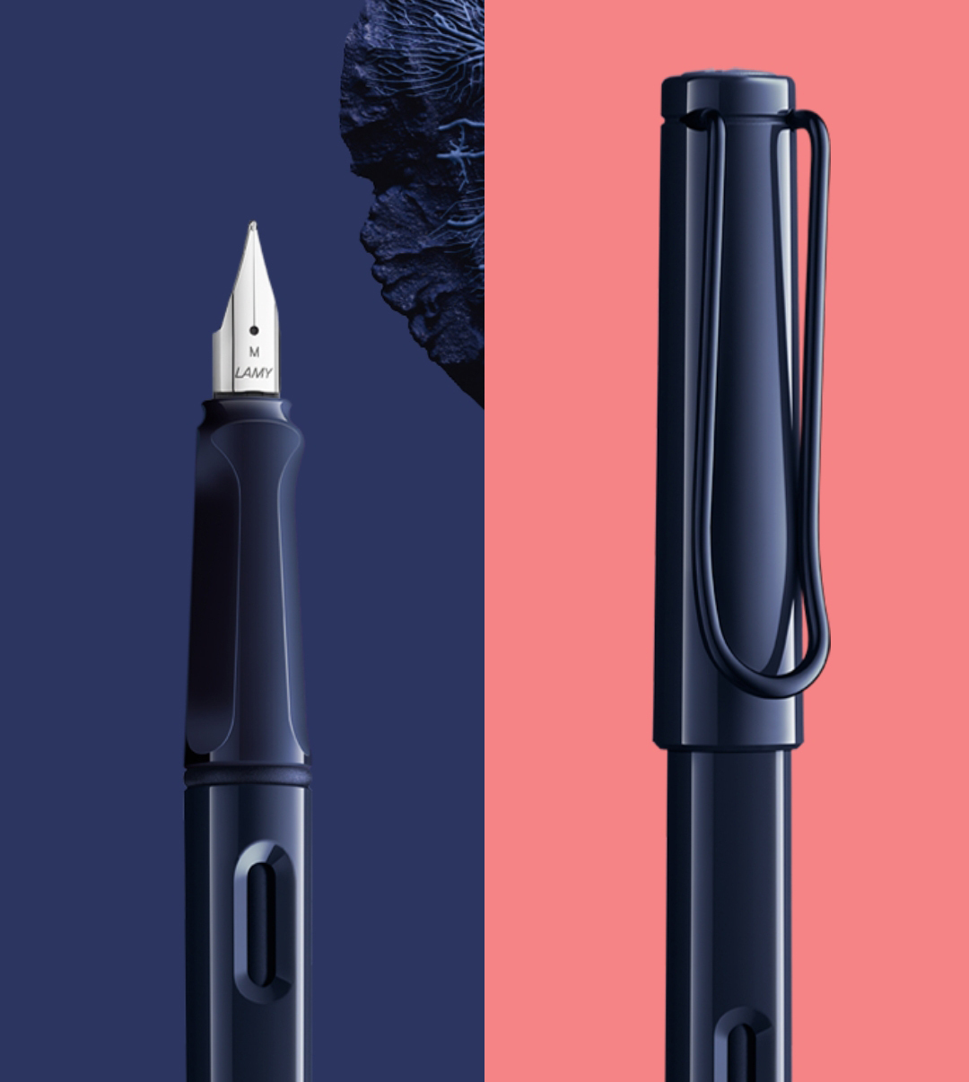 Safari 狩獵者 2025限定色 日不落紅 / 幕藍｜Lamy 德國