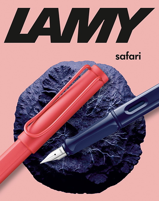 Safari 狩獵者 2025限定色 日不落紅 / 幕藍｜Lamy 德國