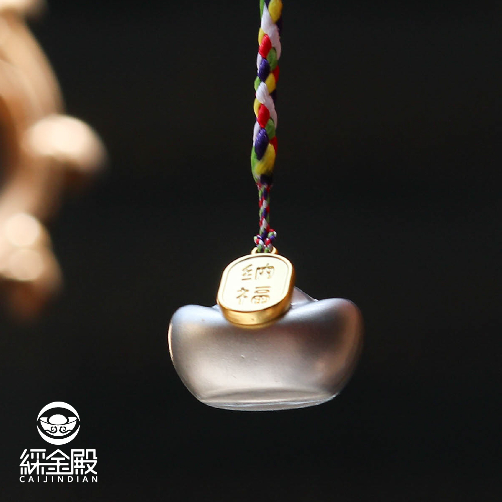 銀元寶-開運鈴鐺吊飾｜招財進寶｜轉運｜財富｜掛件【綵金殿】