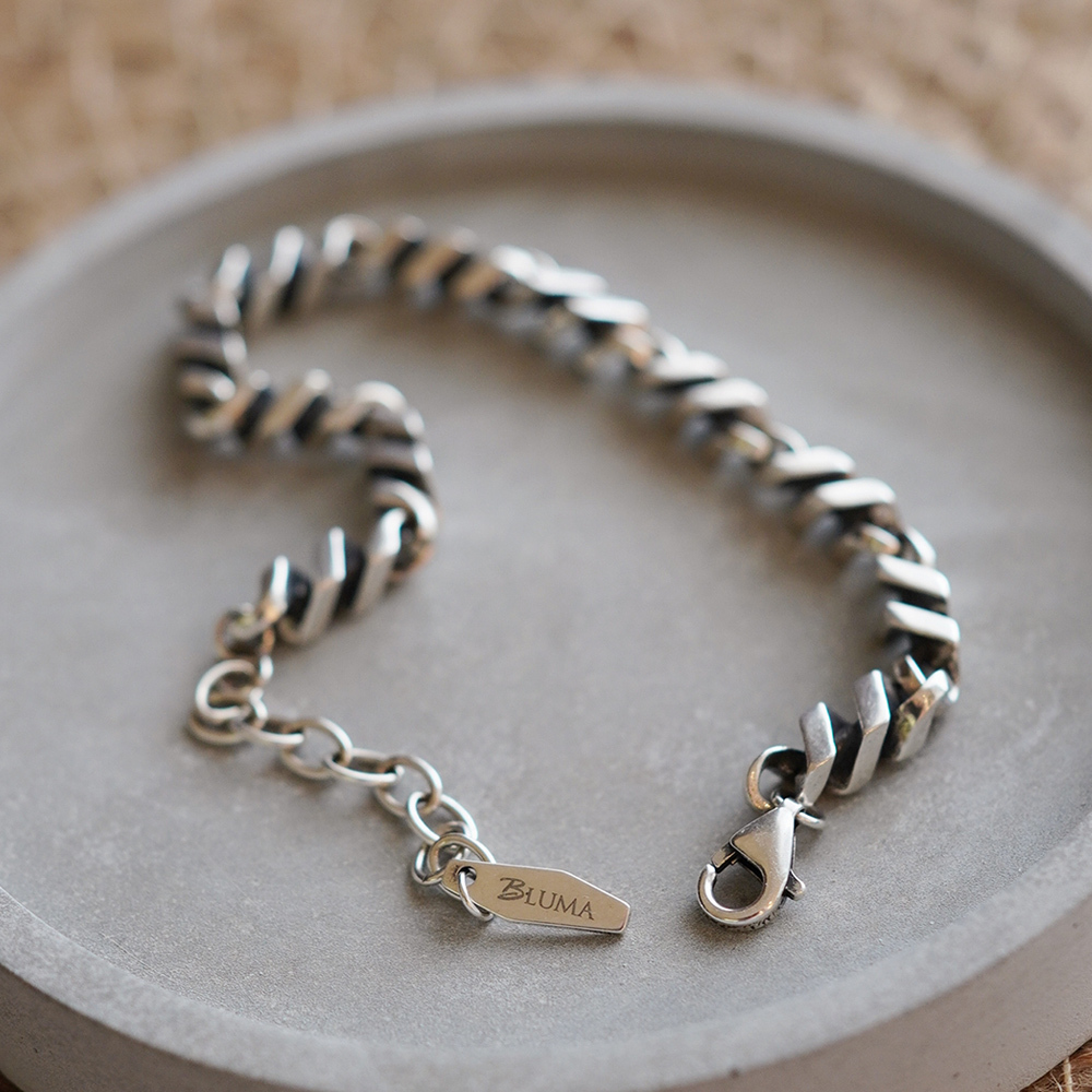 鋒芒純銀手鍊/SB084| 男生手鏈 925純銀 個性 簡約 紳士 時尚男士 男女對鍊 情人節禮物 男生生日禮物