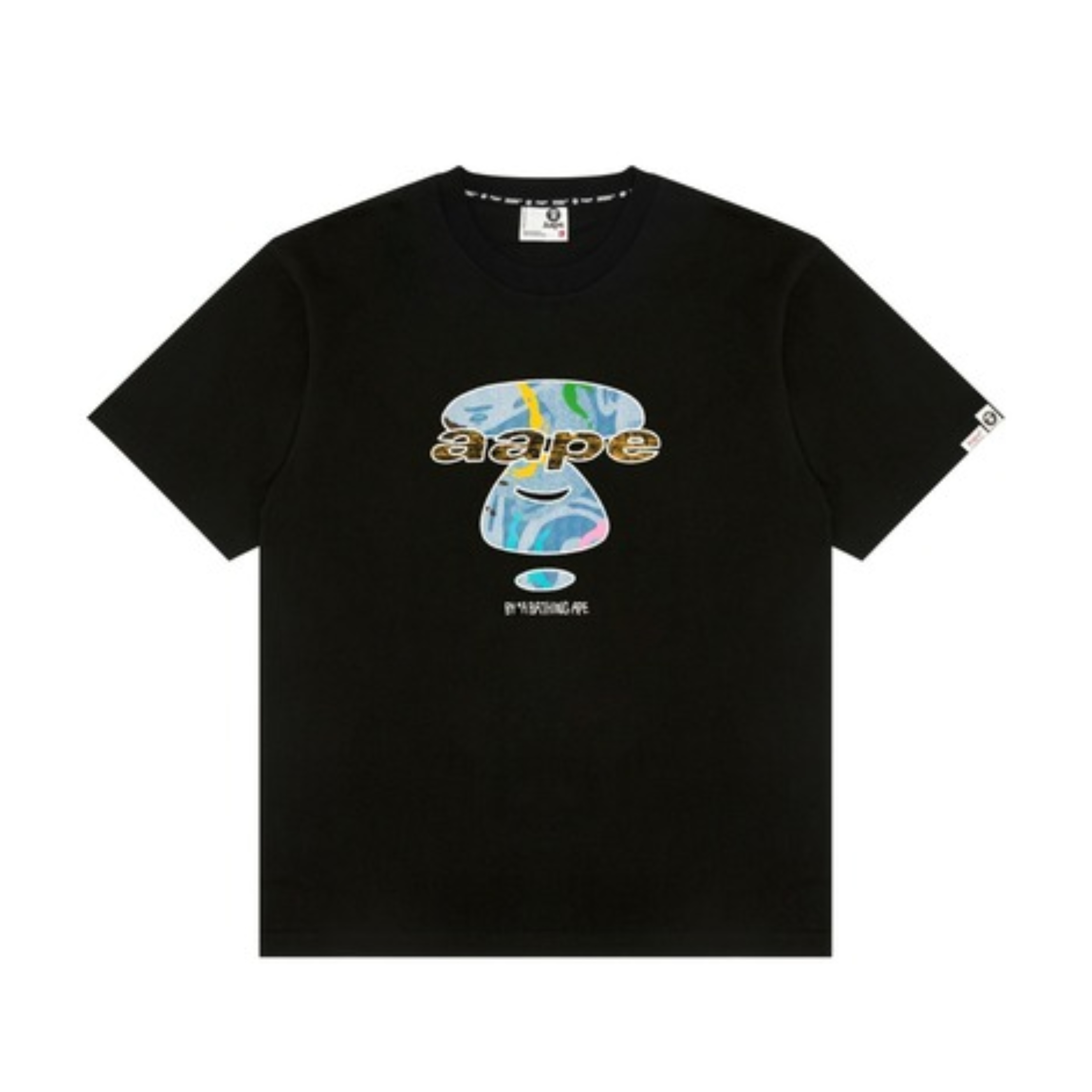 2025AW AAPE THEME MAIN TEE FACE 刺繡 猴子臉 短袖 短T 現貨 AAPTEM1628XXO
