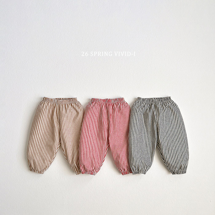 正韓春vividi 三色直條運動褲