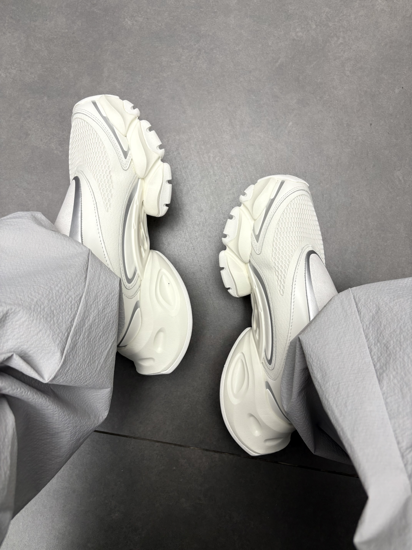 代購-Adidas XLG Runner Mule FOS White 白色 穆勒鞋 男女同款 JS4590