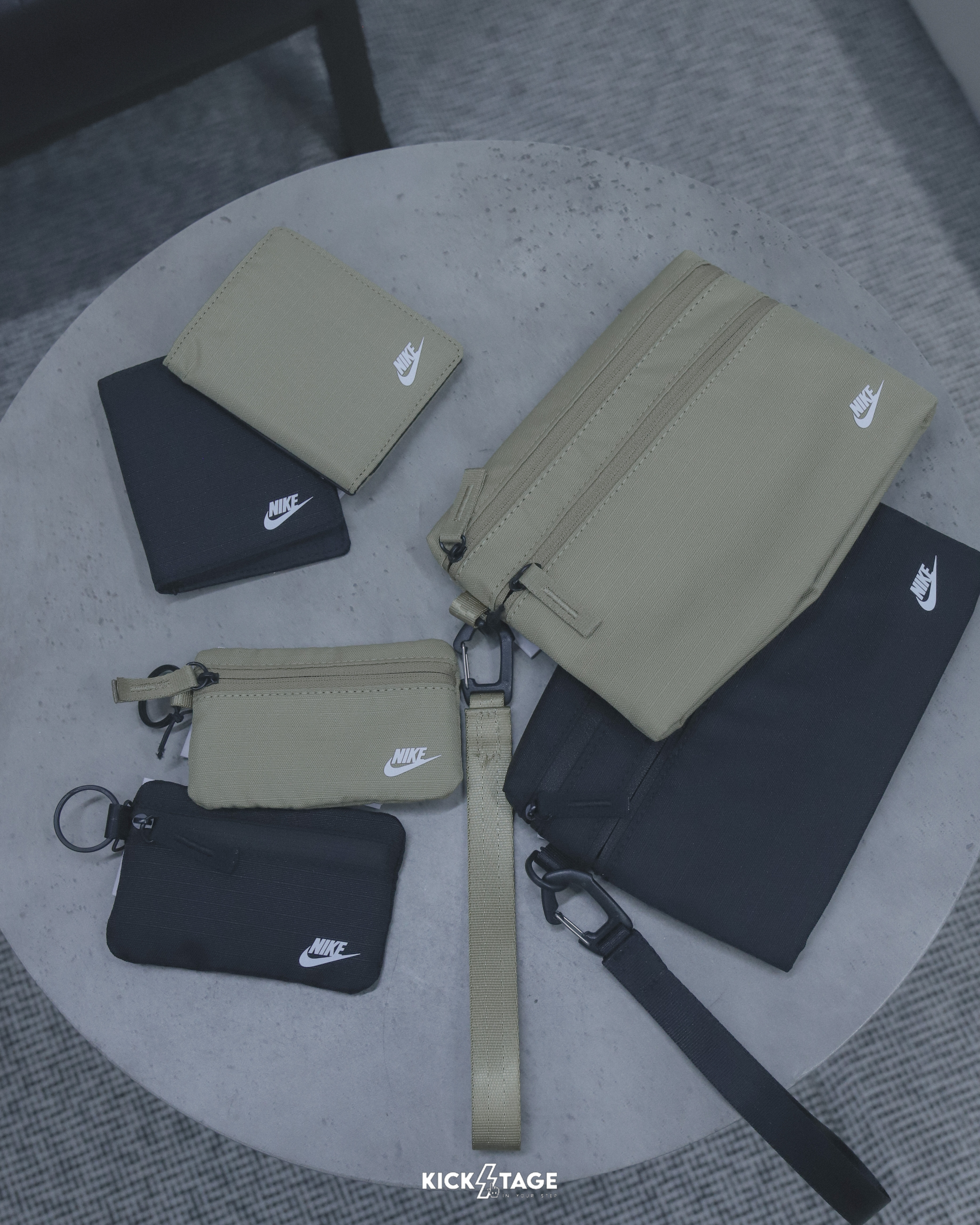 NIKE CLUB 黑 卡其 卡片 收納 卡夾 短夾 掛繩 小包 鑰匙包 手提包 零錢包 手腕包【IQ5940/IQ6092/IQ6031】
