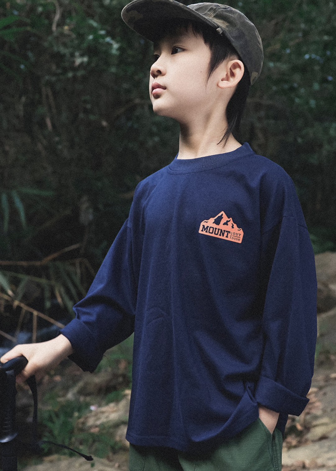 戶外山脈長袖上衣